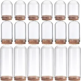 Ajew-sc0001-56-7sc Sunnyclue 12pcs Cloche Bell Jar Display Case Glass Dome With Wood Base 1