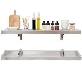 Zdqj-1248 Swotcater Concession Shelf 48 Inch L X 12 W Stainless Steel Folding Serving Food D