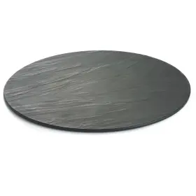 Mg16 Tablecraft Products Frostone Slate 16 Melamine Round Display Tray Inch