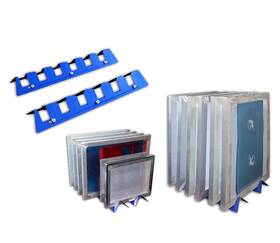 Techtongda 006335 6 Slot Screen Printing Frame Rack Shelf Storage Holder Desktop Adj