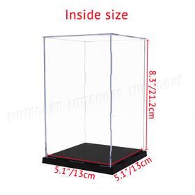 Tingacraft 722998859742 Acrylic Display Case Large Box Diecast Model 1/24 Collectibles 1/6 Scale Figures