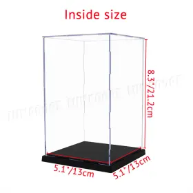 Tingacraft 722998859742 Acrylic Display Case Large Box Diecast Model 1/24 Collectibles 1/6 Scale Figures