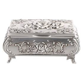 Tmishion Tmishionez0mq6k7ag-01 Jewelry Box Organizer Display Storage Case - Retro Zinc