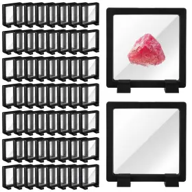 Tondiamo-cxvxdsfeww0706fdwqaa Tondiamo 60 Set 3d Floating Display Case Transparent Pe Film Jewelry Storage