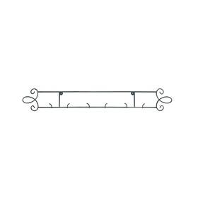 Tripar 59837 Horizontal Plate Rack Black Display 3 Place - Durable And Sturdy Meta
