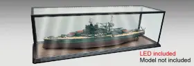 09841 Trumpeter Models 1/200 Ship Display Case-glass #09841 Arizona Nelson Etc