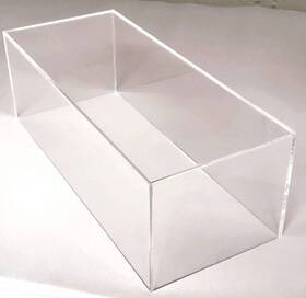 Tz Tagz 12.5wx5.8125dx4.25h-3mm 12.5x5.8125x4.25 Clear Acrylic Box Cover For 1 18 Scale Die Cast Collector Cars