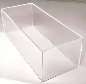 12.5wx5.8125dx4.25h-3mm Tz Tagz 12.5x5.8125x4.25 Clear Acrylic Box Cover For 1 18 Scale Die Cast Collector Cars