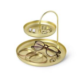 Umbra 1009707-104 Poise Large Double Jewelry Tray Attractive Storage You Can Le