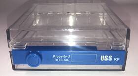 Uss 5 L 1/2 H 1/2 W 10ea Rf 5 Inch L X1 1/2 H Retail Security Anti-theft Am Plastic Display Case-used