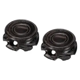 Uxcell 688391501452 2 X Wooden Stand Holders Displays Base 40mm Diameter Black For Vase Bonsai Uxcell 688391501452 2 X Wooden Stand Holders Displays Base 40mm Diameter Black For Vase Bonsai