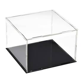 Uxcell A21041000ux0080 Acrylic Clear Display Case Box Dustproof 5.9x5.9x3.9 Inch
