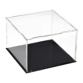 A21041000ux0080 Uxcell Acrylic Clear Display Case Box Dustproof 5.9x5.9x3.9 Inch