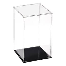 Uxcell A21041000ux0108 Acrylic Clear Display Case Box Dustproof 3.9x3.9x7.9 Inch