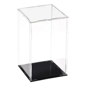A21041000ux0108 Uxcell Acrylic Clear Display Case Box Dustproof 3.9x3.9x7.9 Inch
