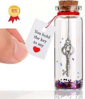 Lo-01 Velenti Valentines Day Love Gift For Her Him Mom Key In A Bottle