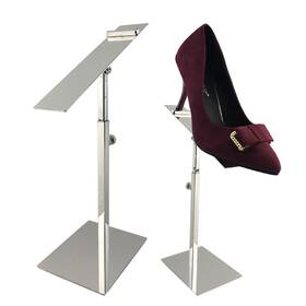 Vidaya 615200582159 Silver Display Stand Stainless Steel Shoe Risers Countertop Adjustabl