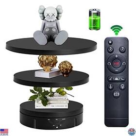 Visit The Jayegt Store Jy-3in1-w 3-in-1 Motorized Rotating Display Stand 360 Turntable For Photography 22lbs