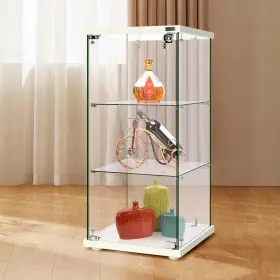 33ftfth Vivohome 711181312393 3 Layers 16ftftw X 16ftftd Glass Display Cabinet Showcase Countertop Lock