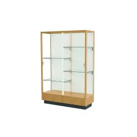 891m-pb-h Waddell Heritage 48 Inch W X 70 H 18 D Floor Case Plaque Back Hardwood Natural 891m-pb-h Waddell Heritage 48 Inch W X 70 H 18 D Floor Case Plaque Back Hardwood Natural