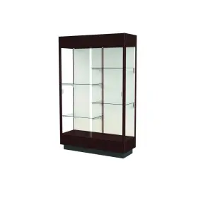 893m-pb-j Waddell Heritage 48 Inch W X 76 H 18 D Floor Case Plaque Back Hardwood Java Finish 893m-pb-j Waddell Heritage 48 Inch W X 76 H 18 D Floor Case Plaque Back Hardwood Java Finish