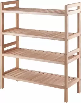 81429  Winsome Wood Mercury Shoe Rack Natural 27.24x10.71x32.01