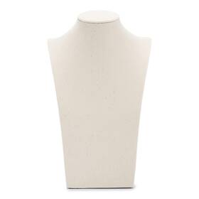 Woodten 738631674559 Linen Jewelry Display Bust Necklace Stand Mannequin Holder Stands For