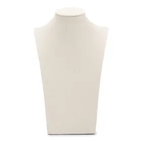 Woodten 738631674559 Linen Jewelry Display Bust Necklace Stand Mannequin Holder Stands For