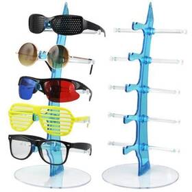 World Pride 901755190425 Sunglasses Rack Holder Glasses Display Stand Blue