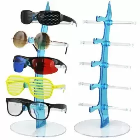 World Pride 901755190425 Sunglasses Rack Holder Glasses Display Stand Blue World Pride 901755190425 Sunglasses Rack Holder Glasses Display Stand Blue