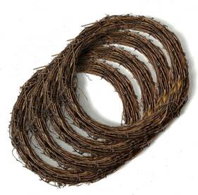 Worown Crl338 4 Pcs 12 Inch Natural Grapevine Wreaths Vine Branch