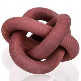 Yalikop Cu-yalikop-2266 3 Link Wood Knot Decor Rustic Home D Cor Accents Hand Reddish-brown