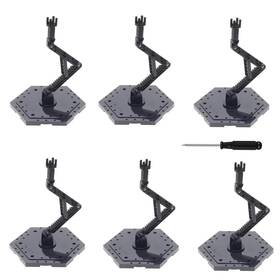 Yarastafu Jc002 6-pieces Action Character Display Rack Suitable For Mg Rg Hg And 1/144 Unive