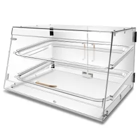 Bcd-2 Ybsvo 2 Tray Bakery Display Case With Front And Rear Doors - 21 Inch X 17 12