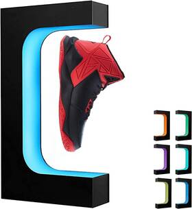 Yegvea Vcyrb4 Levitating Magnetic Shoe Display Stand Black