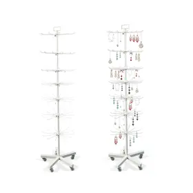 Senuo-lszs001 Yeooe Upgraded Retail Display Stand 7 Tier Spinning Movable Shop Spi Senuo-lszs001 Yeooe Upgraded Retail Display Stand 7 Tier Spinning Movable Shop Spi