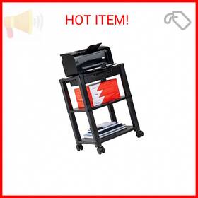 Yescom 16cpd009-d3002 Mind Reader Cart Printer Stand 17.25 Inch L X 13.5 W 24.5 H Black