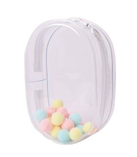 Yushen 24sh0513od12 Large Doll Carrying Case For 18cm Plushies Clear Figure Display Bag With Key