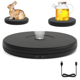 Yvv Ndl-250-blcak 10ftft Led Rotating Display Stand 360 Motorized Turntable With ... Fast