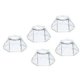 Zaplyte 743151149883 5pcs Acrylic Ball Stand Displays Base 2cm Transparent For Crystal
