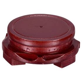 Zaplyte 745060101136 Planter Display Stand 3.5 Inch Dia Imitation Wood Style Round