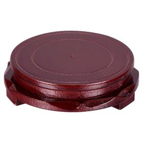Zaplyte 745060101143 Planter Display Stand 4.3 Inch Dia Imitation Wood Style Round