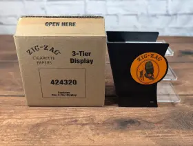 424320 Zig Zag Merchandise Zig-zag Cigarette Papers 3 Tier Display Brand New
