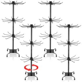 Jne-ziliny-0582 Ziliny 4 Pcs Rotating Jewelry Display Stand Hanging Rack Metal Spinning Disp