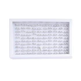 Zly 788341526570 Jewelry Rings Display Tray Velvet 100 Slot Case Box Storage