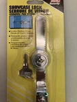 Showcase Lock For Sliding Door, Ratcheted Mag Security #8797 W/ 2 Keys New. Price: $8.00.