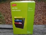 3 Staples Wall Mount File Organizer Pocket Letter Holder Smoke Plastic **new**. Price: $23.99.