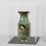 Acrylic Box With Matte Black Base, Simple Self-assembly Clear Display... New. Price: $54.57.