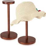 Chunful 2 Pieces Hat Display Stand Rustic Wood Rack Holder Vintage Wig New. Price: $26.45.