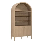 Modway Nolan Tall Arched Storage Display Cabinet Light Oak - 74 Inch New. Price: $725.99.